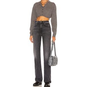 GRLFRND Melanie High Rise Boot Cut Jeans in Rockaway